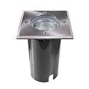 Projecteur encastr ATON angulaire GU10 IP67, noir  gradable