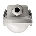 Deko-Light damp-proof luminaire TRI PROOF BASIC IP65, grey 