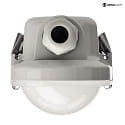 Deko-Light LED Feuchtraumleuchte TRI PROOF BASIC, 121cm, 36W, 4000K, 5040lm, IP65, lichtgrau