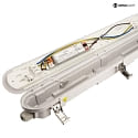 Deko-Light LED Feuchtraumleuchte TRI PROOF BASIC, 121cm, 36W, 4000K, 5040lm, IP65, lichtgrau