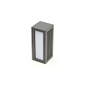  Kapego wall luminaire Wall Line III, voltage constant, 220-240V AC / 50-60Hz, E27, 18W, die-cast aluminum, anthracite