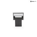  Lampada da parete ROBI FLEX tensione costante, inclinabile IP54, Grigio scuro 