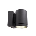 Outdoor LED Wandleuchte MOBBY II SINGLE, IP55, 9W 3000K 81020lm 53, Dunkelgrau