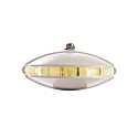 Deko-Light Applique et plafonnier MAIA II IP65, dgager, transparent, blanche gradable