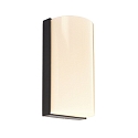 Outdoor LED wall luminaire GRUMIUM RUND, IP54, 10W 3000K 730lm 138�, die-cast aluminum, dark grey
