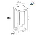 Deko-Light LED solar-Wall luminaire SAMAS SOLAR, IP54, incl. sensor + Akku, 2.2W 3000K, dark grey