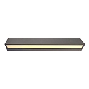 Deko-Light Applique da esterno LINEAR II DOUBLE IP65, Grigio scuro, latteo