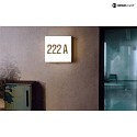 Deko-Light Applique da esterno CASA con sensore, CCT Switch, commutabile IP54, nero jet 