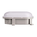 Deko-Light Lampada impermeabile SOTANO IP54 ovale, CCT Switch, resistente agli urti, commutabile, multipower IP54, grigio 