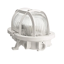 Deko-Light Wand-und Deckenleuchte SOTANO RETRO, OVAL, IP44 IK06, E27 max. 60W (LED 7W), wei / Streuglas klar