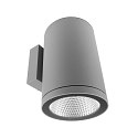wall luminaire SHORELINE PRO ROUND 140 DOWN 1 flame, round, CCT Switch IP65, light grey dimmable