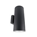 wall luminaire SHORELINE PRO ROUND 140 UP&DOWN 2 flames, round, CCT Switch IP65, dark grey dimmable