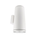 wall luminaire SHORELINE PRO ROUND 140 UP&DOWN 2 flames, round, CCT Switch IP65, white dimmable