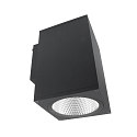 wall luminaire SHORELINE PRO SQUARE 140 DOWN 1 flame, square, CCT Switch IP65, dark grey dimmable