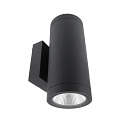 wall luminaire SHORELINE PRO ROUND 100 UP&DOWN 2 flames, round, CCT Switch IP65, dark grey dimmable