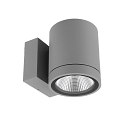 wall luminaire SHORELINE PRO ROUND 100 DOWN 1 flame, round, CCT Switch IP65, light grey dimmable