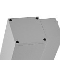 wall luminaire PRO SQUARE 70 DOWN 1 flame, square, CCT Switch IP65, light grey dimmable