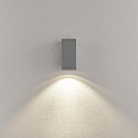 wall luminaire PRO SQUARE 70 DOWN 1 flame, square, CCT Switch IP65, light grey dimmable