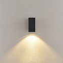 Deko-Light wall luminaire PRO SQUARE 70 DOWN 1 flame, square, CCT Switch IP65, dark grey dimmable