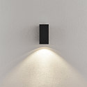 Deko-Light wall luminaire PRO SQUARE 70 DOWN 1 flame, square, CCT Switch IP65, dark grey dimmable