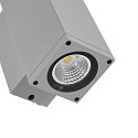 wall luminaire PRO SQUARE 70 UP&DOWN 2 flames, square, CCT Switch IP65, light grey dimmable