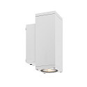 Deko-Light wall luminaire PRO SQUARE 70 UP&DOWN 2 flames, square, CCT Switch IP65, white dimmable