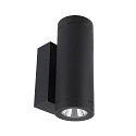 wall luminaire SHORELINE PRO ROUND 68 UP&DOWN 2 flames, round, CCT Switch IP65, dark grey dimmable