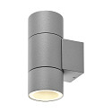 Deko-Light Fassadenstrahler ACHERNAR UP & DOWN, IP65, 2x GU10 max. 35W, Aluminium-Druckguss, hellgrau