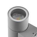 Deko-Light Fassadenstrahler ACHERNAR UP & DOWN, IP65, 2x GU10 max. 35W, Aluminium-Druckguss, hellgrau