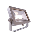 Projecteur d'extérieur FLOOD SMD I avec prise de courant, direct, commutable IP65 | IP44, argent