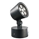Outdoor LED Strahler COLT SMD RGBW, 24V DC, dimmbar, Schwarzgrau, 16W RGB + 5500K 950lm 20°