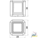 Deko-Light LED Außenstandleuchte BOOTIS I, IP65, 12W 3000K, dunkelgrau