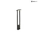 Deko-Light Lampadaire solaire SOLAR PREMIUM I pivotant, avec capteur IP54, gris foncé 