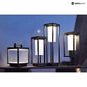 Deko-Light Lampadaire solaire SAMAS SOLAR langue, avec interrupteur, avec capteur, avec batterie IP54, gris foncé gradable