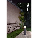 Outdoor Steckdosen-Turm ARAWAN, IP44, 2-fach, 220-240V, Alu-Druckguss, mit LED Beleuchtung, 4.8W 3000K 150lm