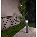 Outdoor Steckdosen-Turm ARAWAN, IP44, 2-fach, 220-240V, Alu-Druckguss, mit LED Beleuchtung, 4.8W 3000K 150lm