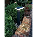 Deko-Light Outdoor LED Stehleuchte BERMUDA, IP65, 60cm, 10.8W 3000K 600lm, dimmbar, schwarzgrau / opal