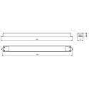 Deko-Light Alimentatore LONG-FLAT DIM CV - 24V 50-150W tensione costante, 1 canale, nero