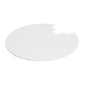 Rear cover for series UNI II,  9.5cm, white