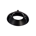 Deko-Light Reflektor Ring II fr Serie UNI II MINI,  6.3cm / H 2.5cm, auen gewlbt, Kunststoff, schwarz glnzend