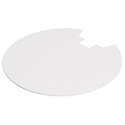 Rear cover for series UNI II MAX,  11.7cm, white
