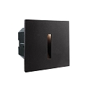 Abdeckung LINEAR fr LED Wandeinbauleuchte LIGHT BASE II COB OUTDOOR, 10 x 10cm, Abstrahlwinkel 43, Aluminium, Schwarz