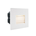 Abdeckung GITTER fr LED Wandeinbauleuchte LIGHT BASE II COB OUTDOOR, 10 x 10cm, Abstrahlwinkel 65, Aluminium, Wei