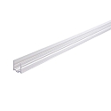 Profile for D FLEX LINE TOP LED strip, 100cm, plastic, clear