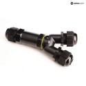 Deko-Light Outdoor Multi Y-Verbinder für 3 Kabel 4-14 mm, 3 Adern 0.5-4 mm², max. 450V AC/24A 