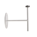 Wandhalter für Magnetleuchte MIRAM, B/H: 8,5cm/9,6cm, weiß