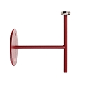 Wandhalter für Magnetleuchte MIRAM, B/H: 8,5cm/9,6cm, rot