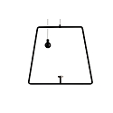 Pendel für Magnetleuchte MIRAM, B/H: 20,5cm/18,5cm, schwarz