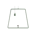 Pendel für Magnetleuchte MIRAM, B/H: 20,5cm/18,5cm, grün
