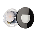 Deko-Light cover ALWAID 2 - MILKY round, deep black